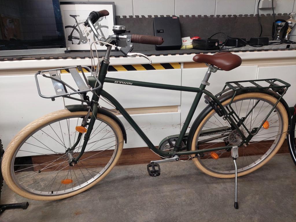 Heren fiets, Ophalen, Heren