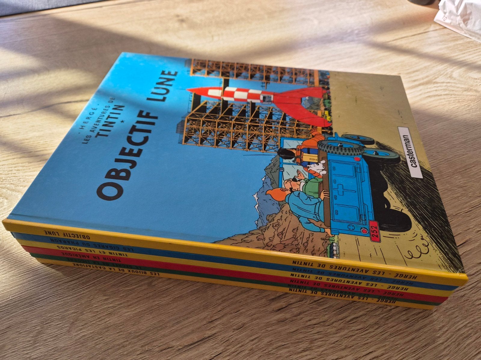 6 HC strips Kuifje
Objectief Lune
Les Cigares du, Plusieurs BD, Enlèvement ou Envoi, Comme neuf, Hergé
