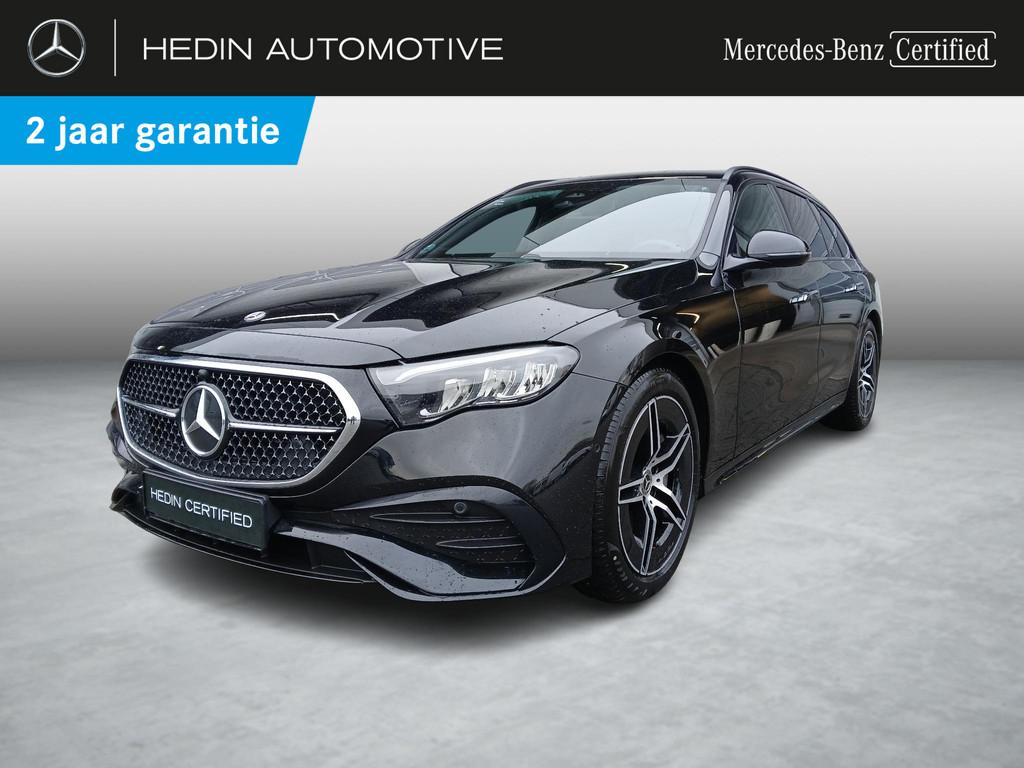 Mercedes-Benz E-Klasse 200 Break AMG Line | Distronic | Verw, Auto's, Gebruikt, 4 cilinders, 1905 kg, Zwart