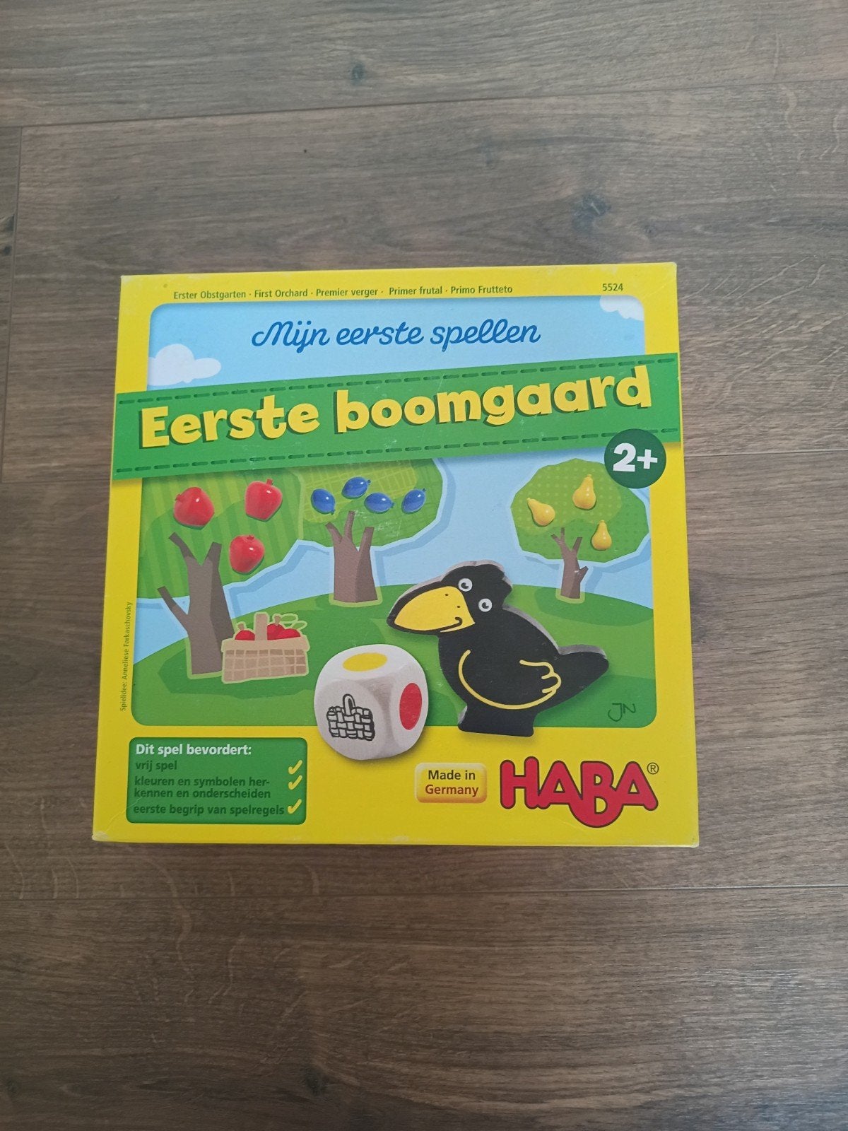 Eerste boomgaard (Haba), Ophalen, Zo goed als nieuw