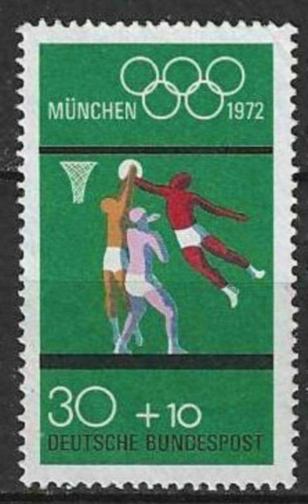 Duitsland Bundespost 1972 - Yvert 587 - Olympische Spel (ZG), Postzegels en Munten, Verzenden, Postfris