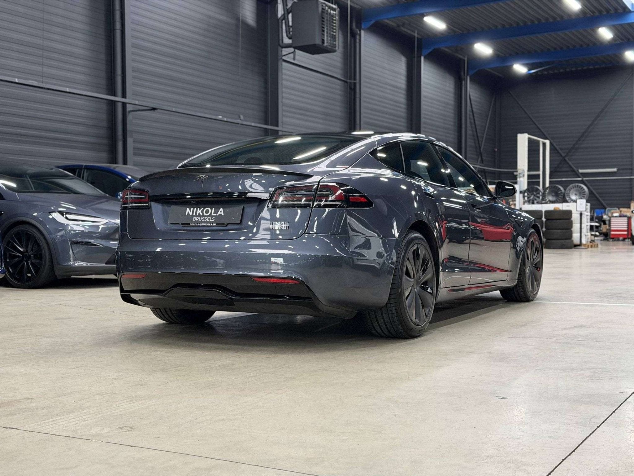 Tesla Model S PLAID 1020 PK - YOKE - CARBON - MIDNIGHT SILVE, Autos, Cuir, Achat, Entreprise, Model S