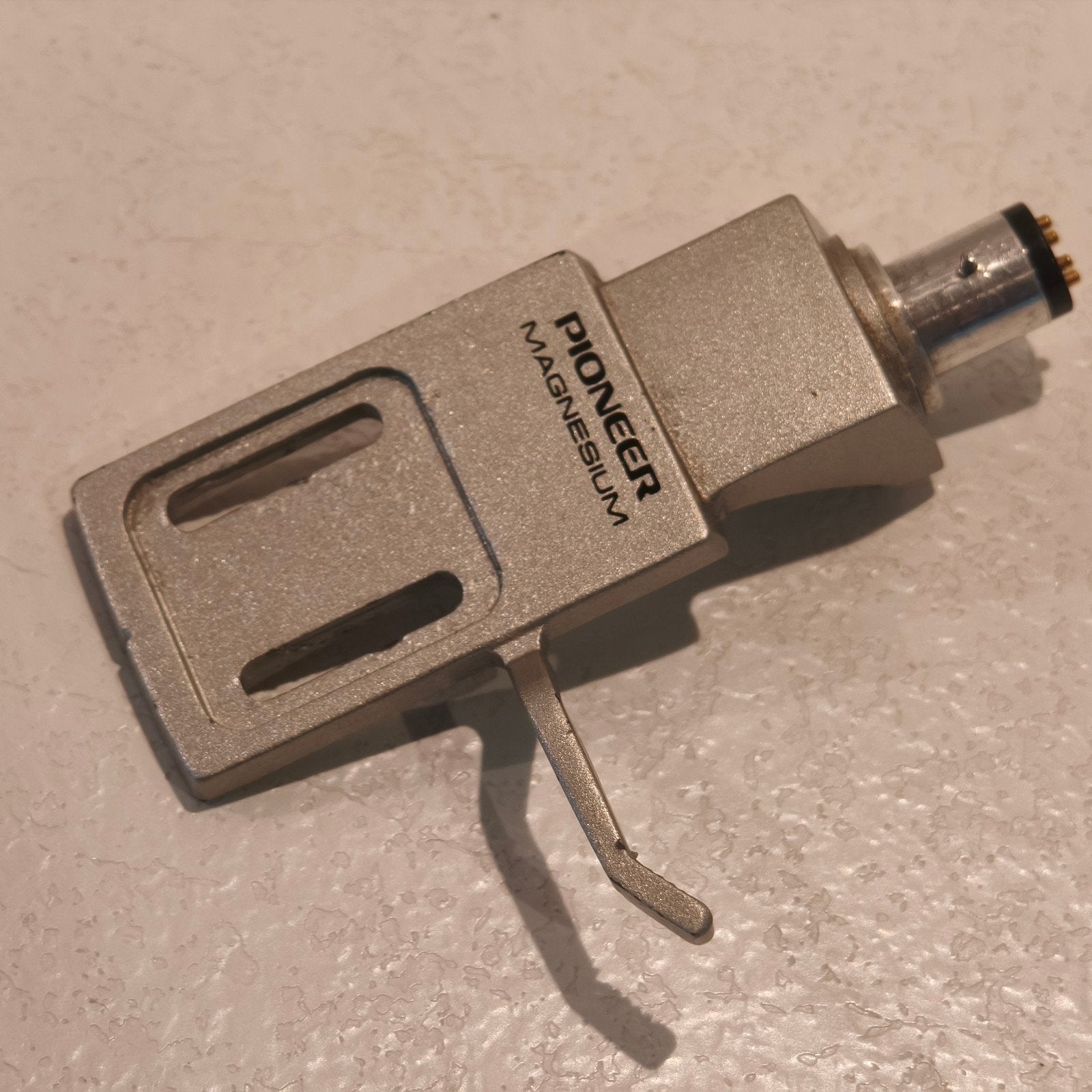 Originele Pioneer magnesium SME Headshell, Ophalen, Automatisch, Zo goed als nieuw, Pioneer