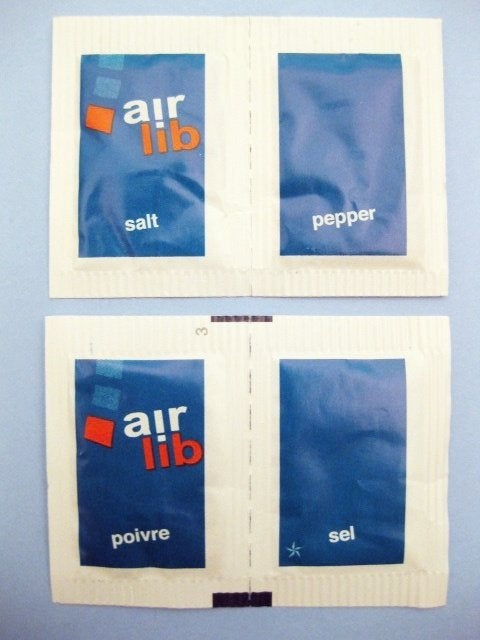 Lot de deux sacs en papier pour salière et poivrière Air Lib, Enlèvement ou Envoi, Neuf, Autres types