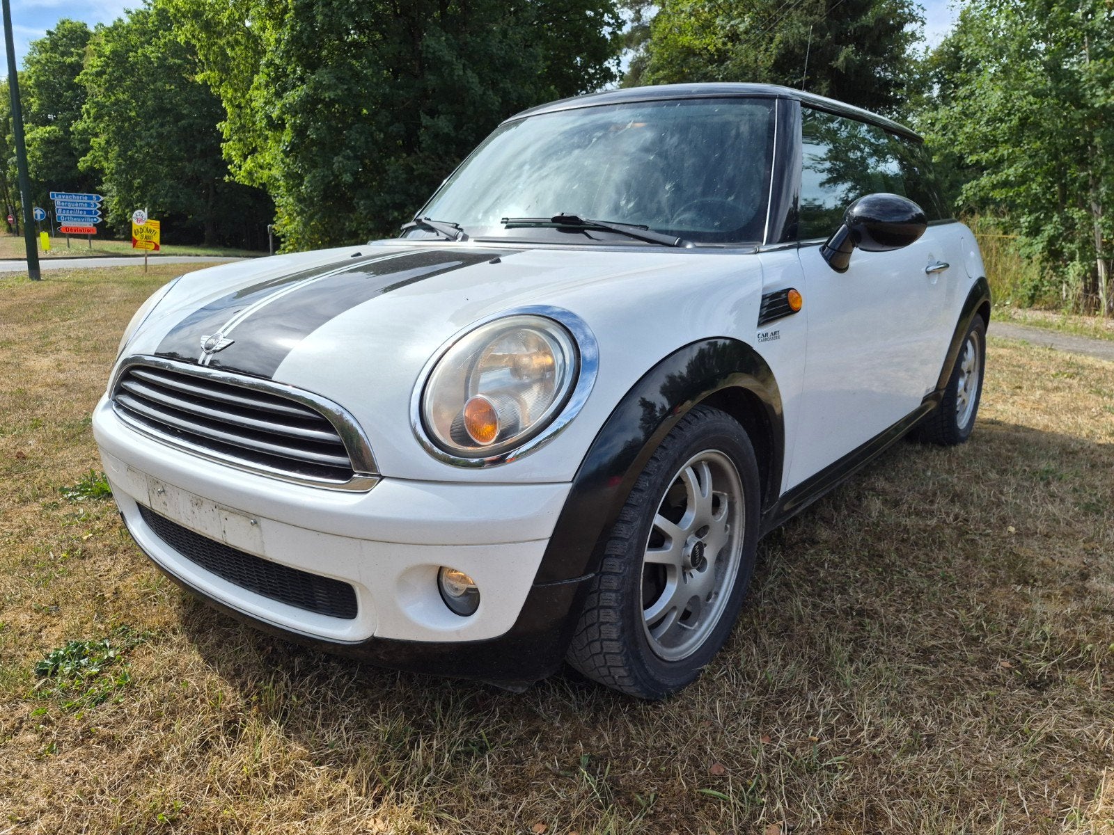 Mini One, Auto's, Mini, Voorwielaandrijving, 4 zetels, Zwart, Leder en Stof