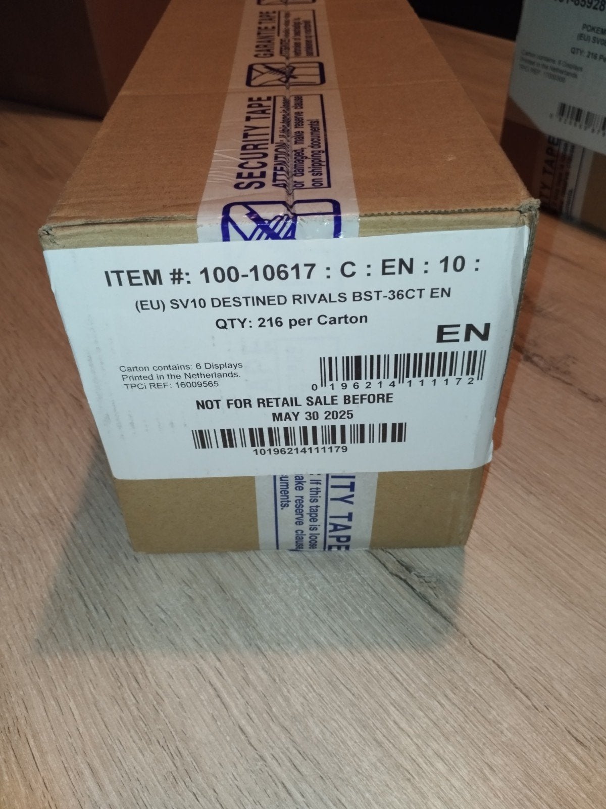 Pokémon destined rivals boosterbox case, Ophalen, Boosterbox