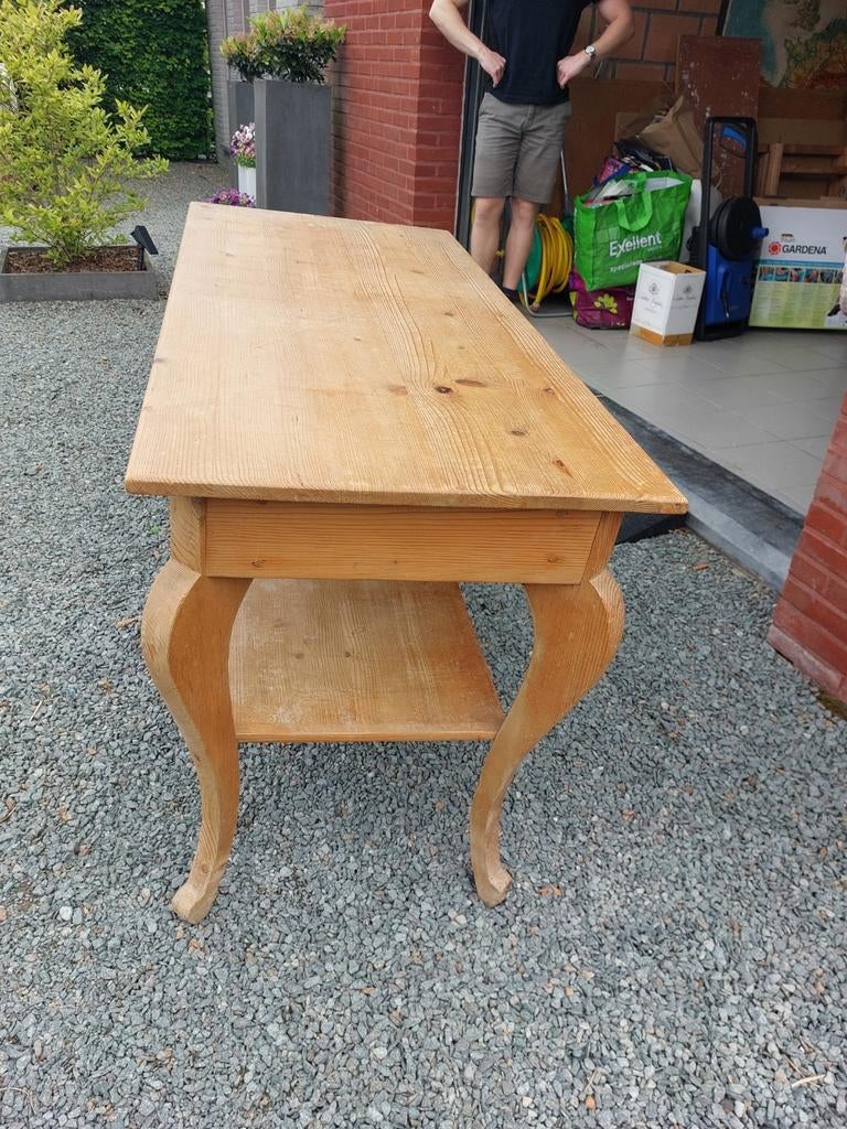 Grenen tafel massief, Antiek en Kunst, Ophalen