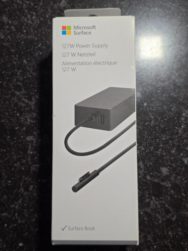 Adaptateur Microsoft Surface Book d'origine 127W, Informatique & Logiciels, Enlèvement ou Envoi