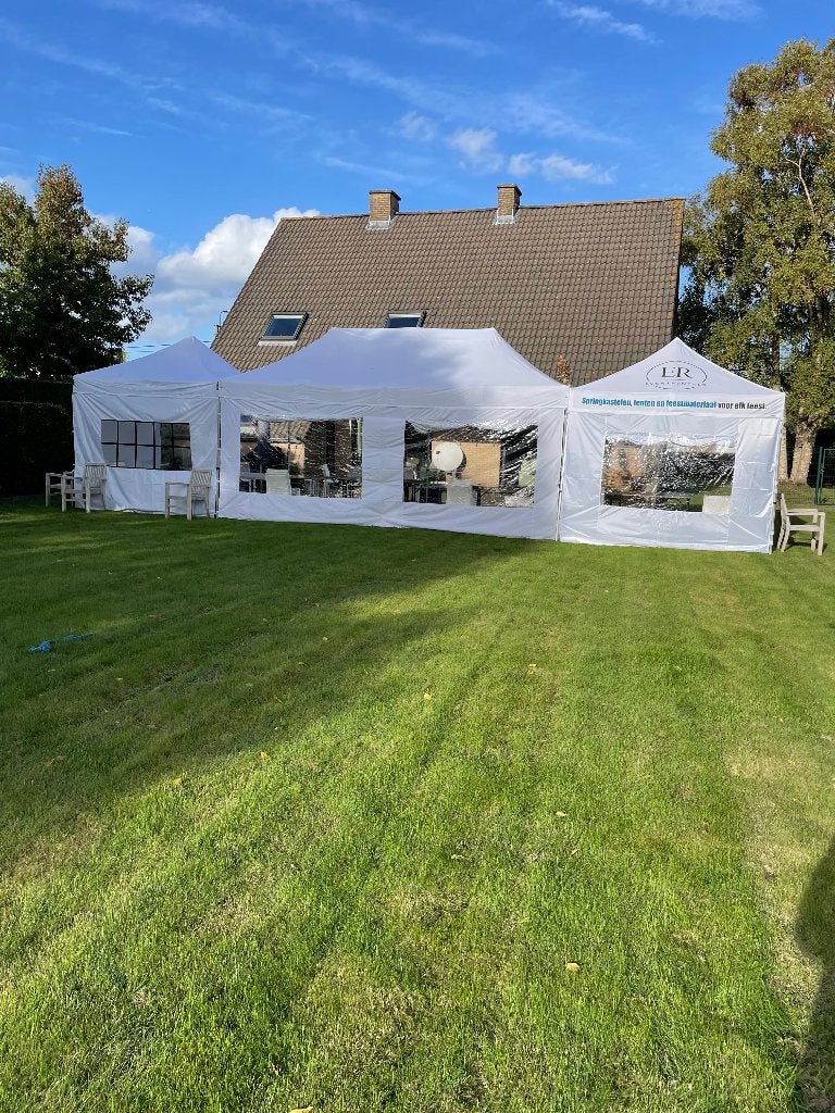 PARTY-/VOUWTENTEN HUREN – 33 / 36 / 48 m, Ophalen of Verzenden, Zo goed als nieuw