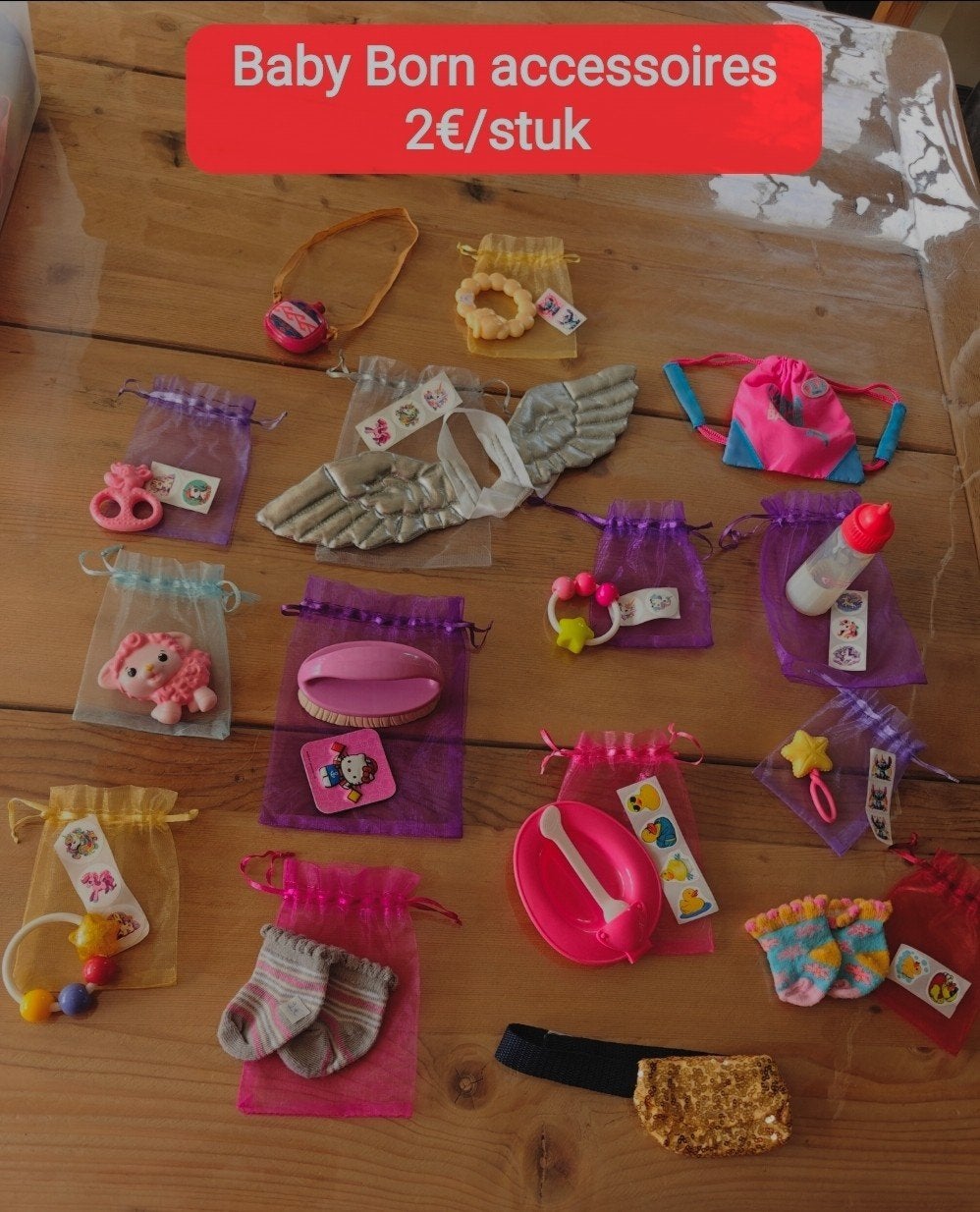 Baby Born accessoires 2€/stuk uit te kiezen., Kinderen en Baby's, Ophalen of Verzenden