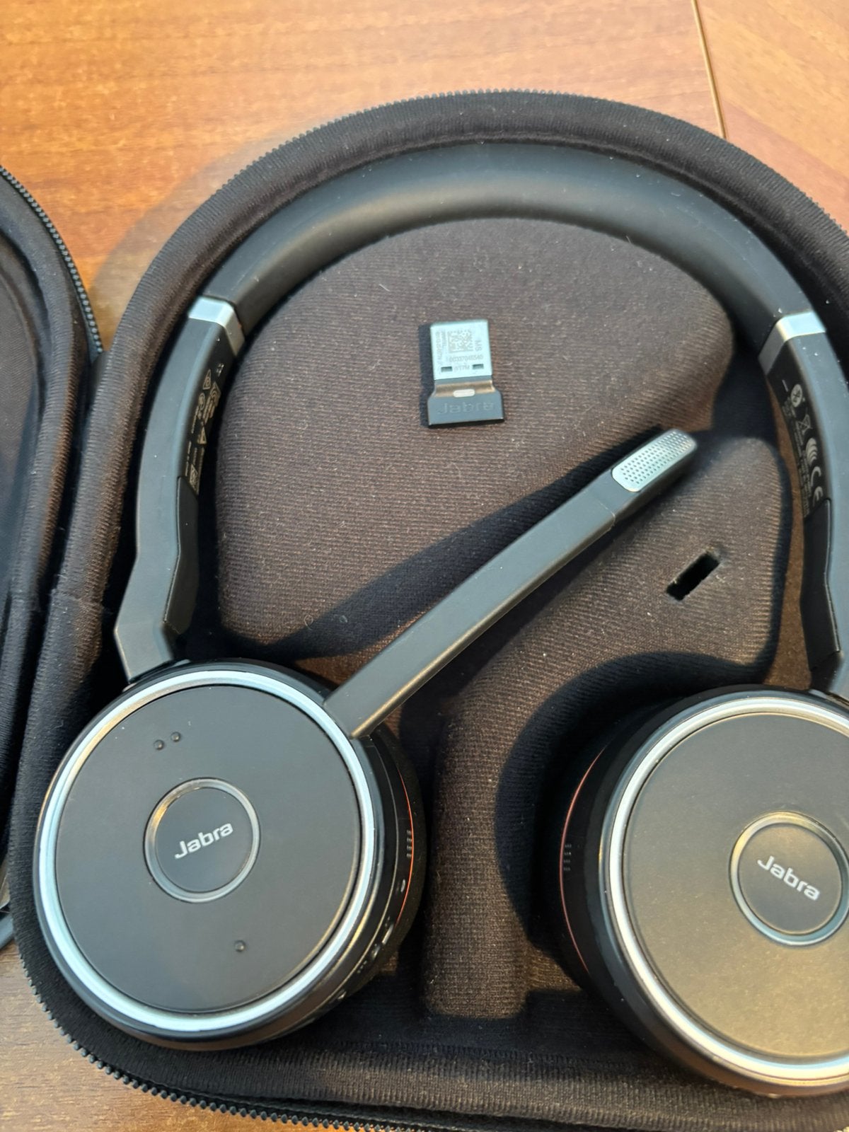 Jabra Bluetooth-hoofdtelefoon, Computers en Software, Headsets, Zo goed als nieuw, Draadloos, Ophalen of Verzenden