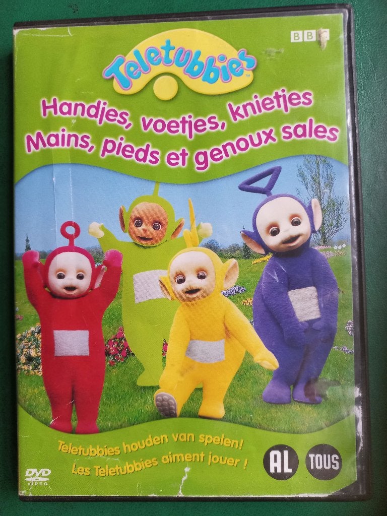 Télétubbies - Mains, pieds, genoux, Série télévisée, Tous les âges, Comme neuf, Poupées ou Marionnettes