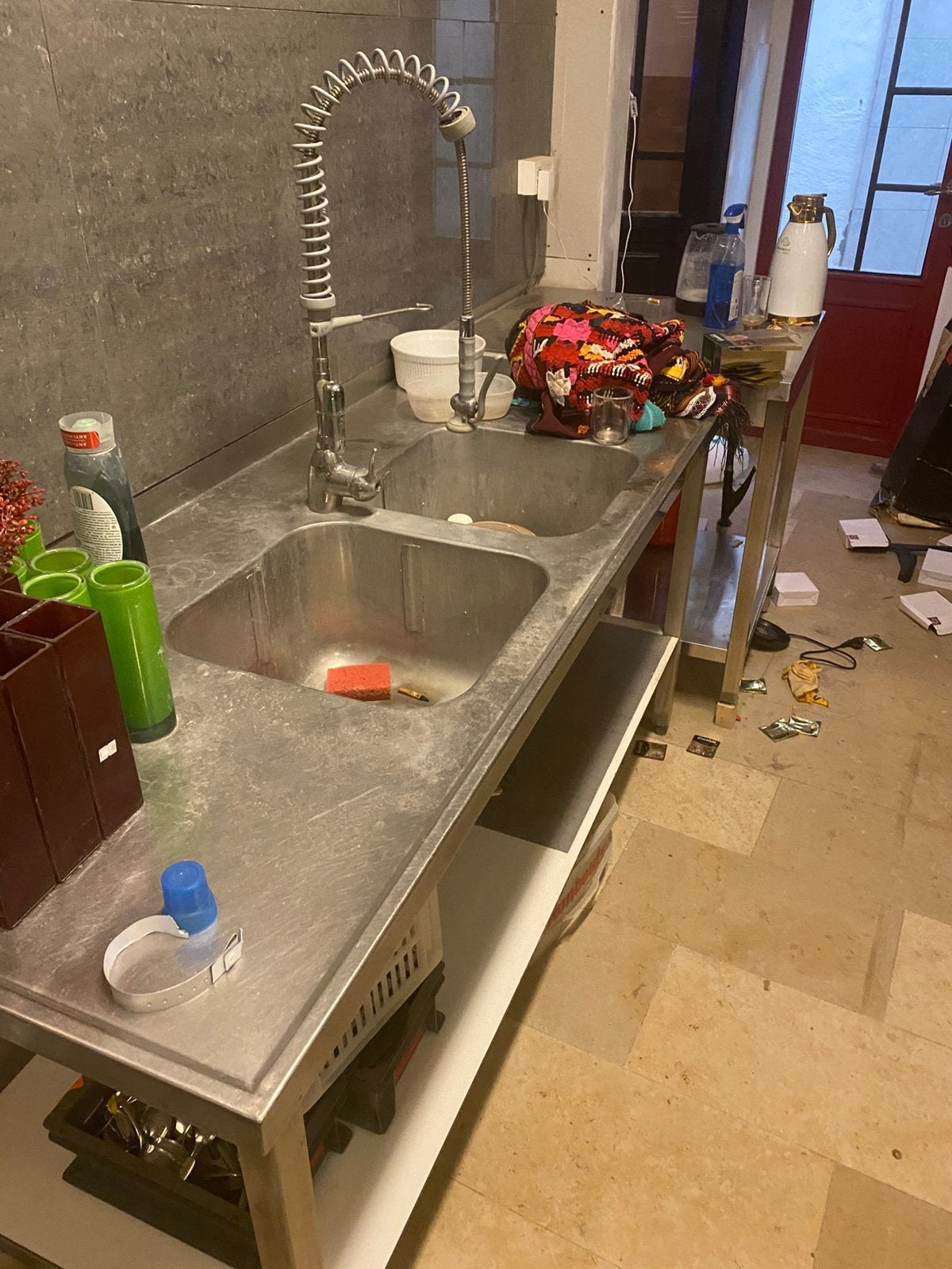Horeca Inox afwas tafel, Zakelijke goederen, Ophalen
