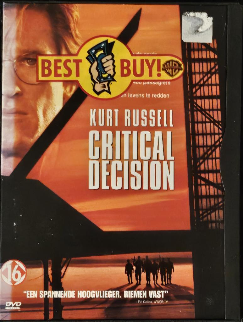 *Critical Decision (1996), Cd's en Dvd's, Dvd's | Actie, Ophalen of Verzenden, Zo goed als nieuw, Actie