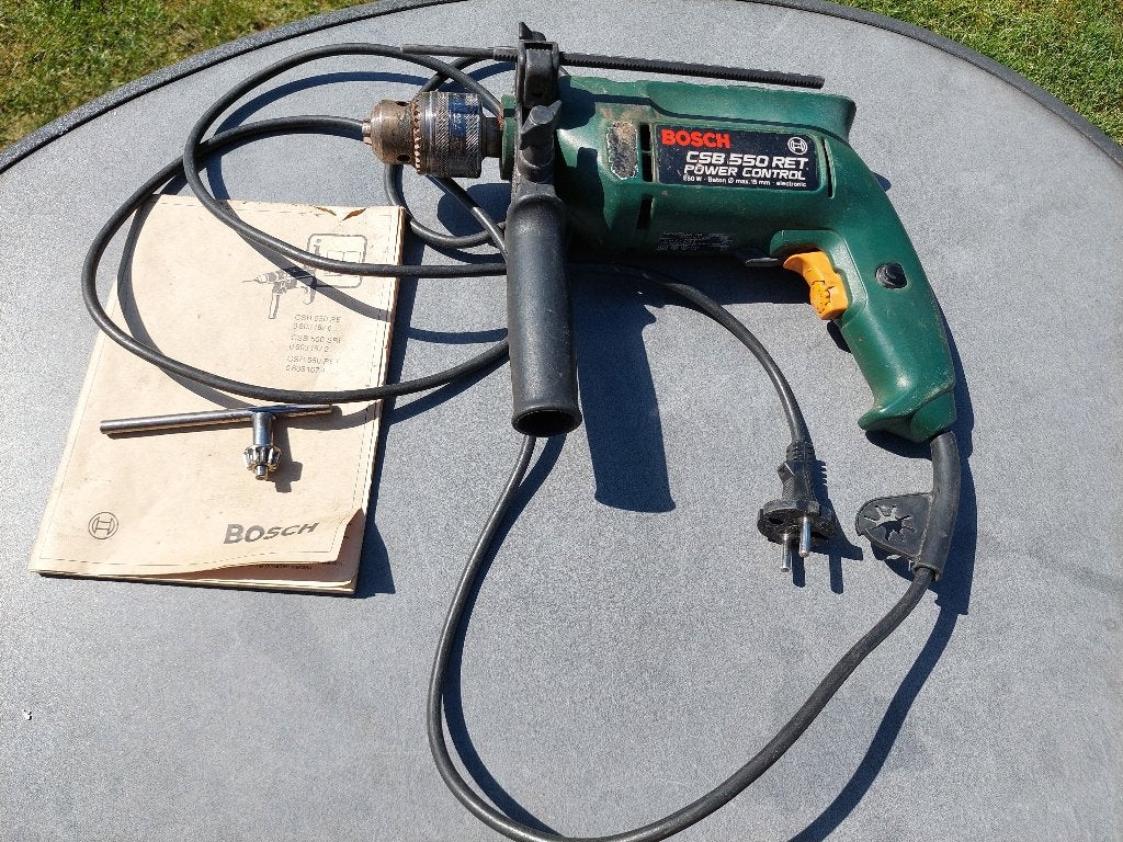 Bosch CSB 550 RET Power Control, Doe-het-zelf en Bouw, Gereedschap | Boormachines, Ophalen, Gebruikt, 400 tot 600 watt, Boor- en Schroefmachine