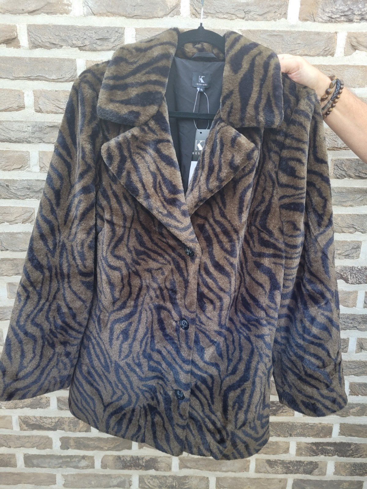 Nieuwe prachtige K - design nepbont mantel, Kleding | Dames, K-design, Ophalen, Nieuw, Maat 46/48 (XL) of groter