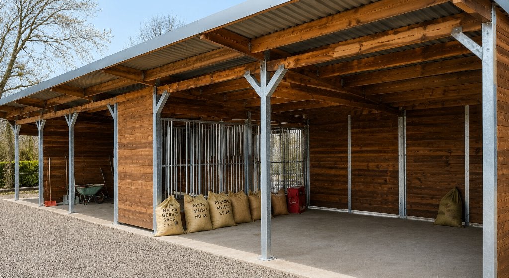 Hooiruif voor weide & paddock | Robuuste Paardenhooiruif, Opfok