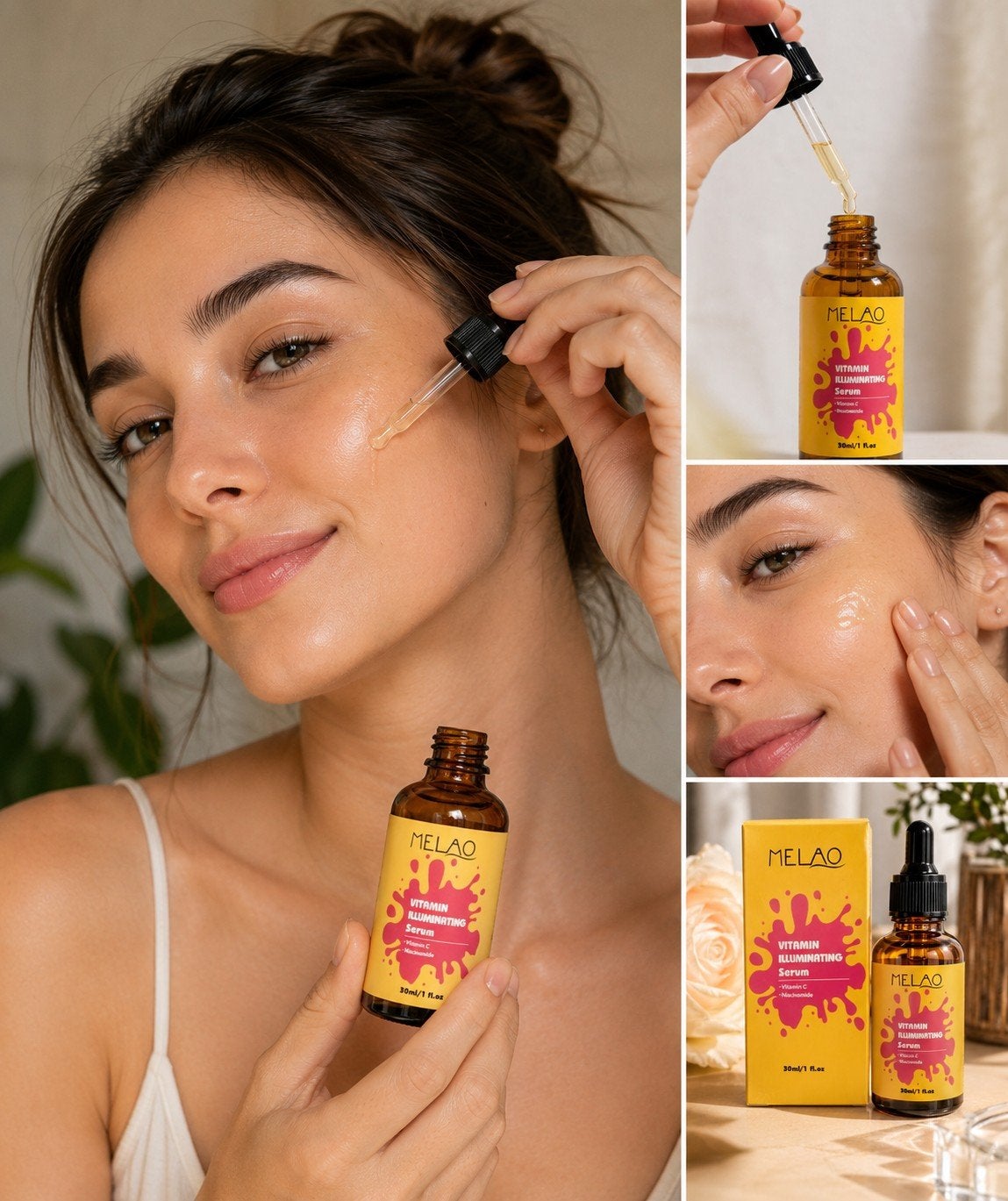 Sérum Illuminateur MELAO Vitamine C & Niacinamide – 30 ml, Handtassen en Accessoires, Uiterlijk | Lichaamsverzorging, Nieuw, Ophalen