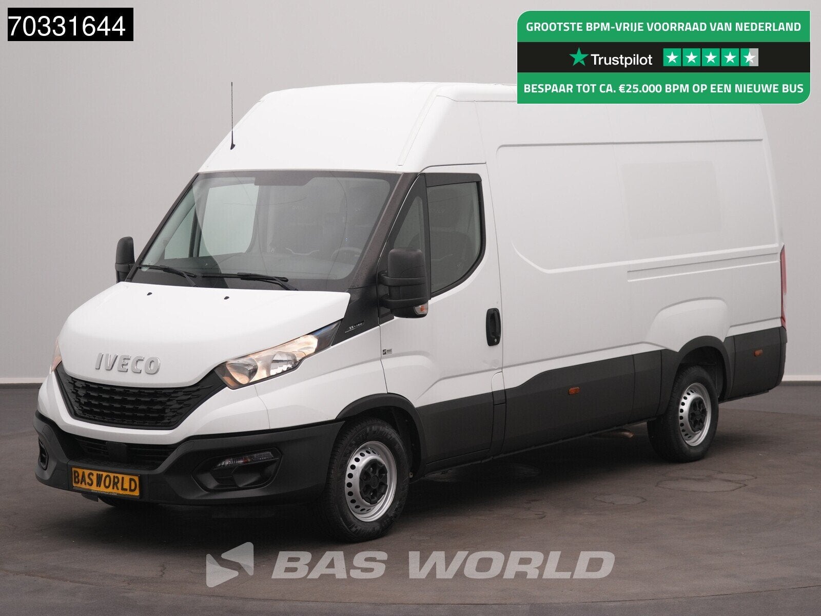 Iveco Daily 35S14 L2H2 Airco Cruise 3500kg trekgewicht Euro6, Auto's, Bestelwagens en Lichte vracht, Stof, Gebruikt, Euro 6, Iveco