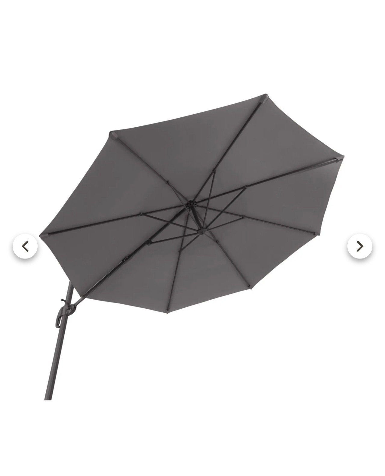 Parasol Ø 300cm Met Voetpedaal , Ophalen, Zo goed als nieuw