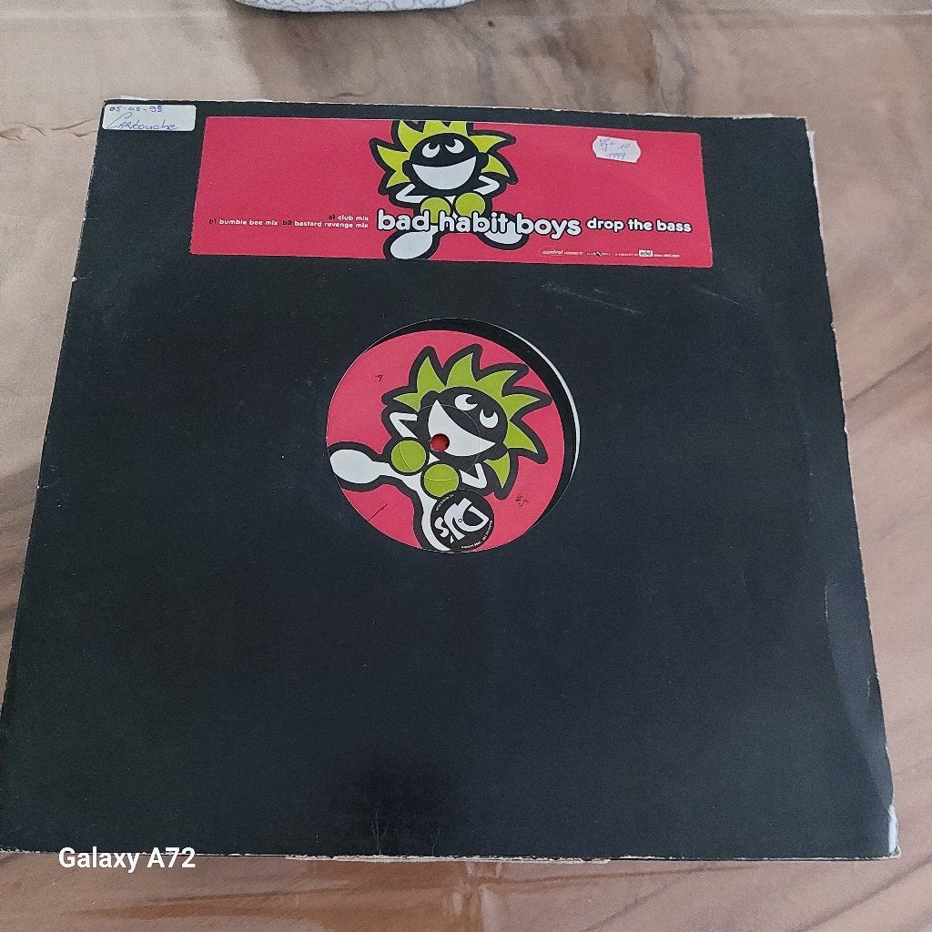 bad habit boys drop the bass 12 inch maxi, CD & DVD, Vinyles | Dance & House, 12 pouces, House, Enlèvement ou Envoi, Utilisé
