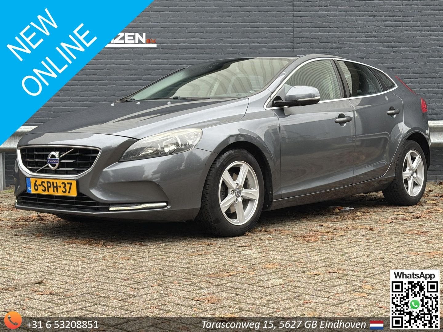 Volvo V40 1.6 D2 Momentum | Climate | Cruise | PDC |, Autos, Ordinateur de bord, Argent ou Gris, Entreprise, Boîte manuelle