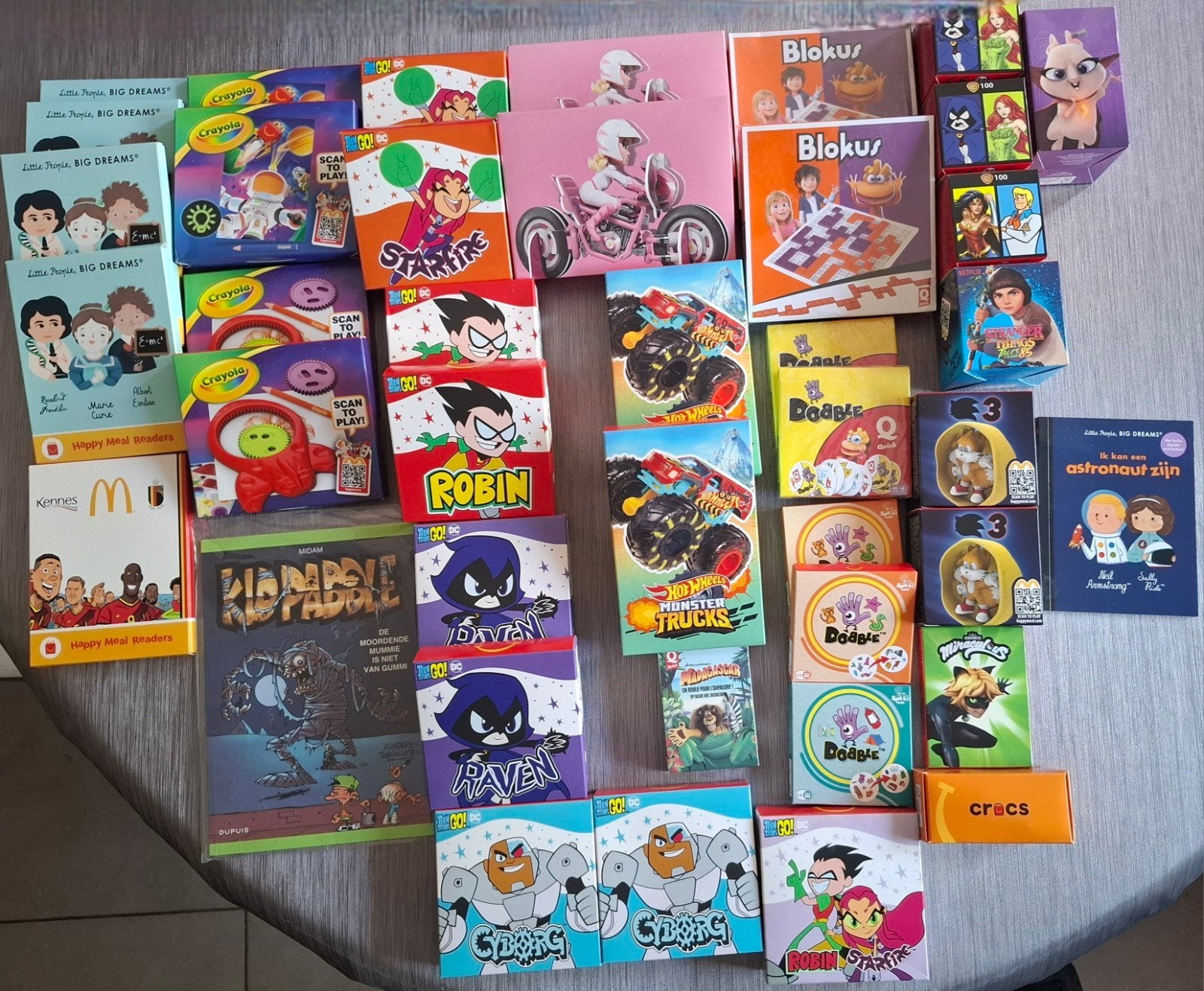 Quick en Mc mac Donalds magic box en happymeal, Ophalen
