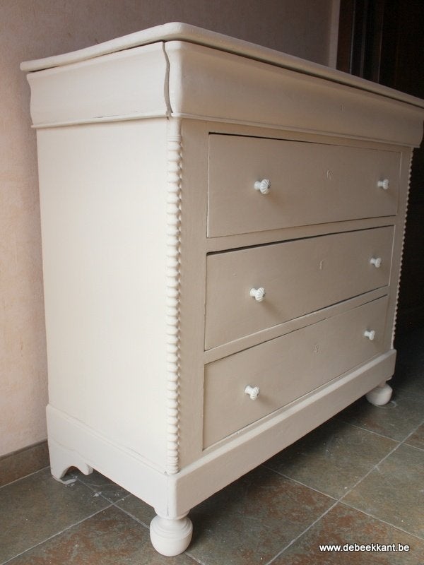 Retro vintage antieke oude commode linnenkast Louis Philippe, Huis en Inrichting, Ophalen, Overige houtsoorten