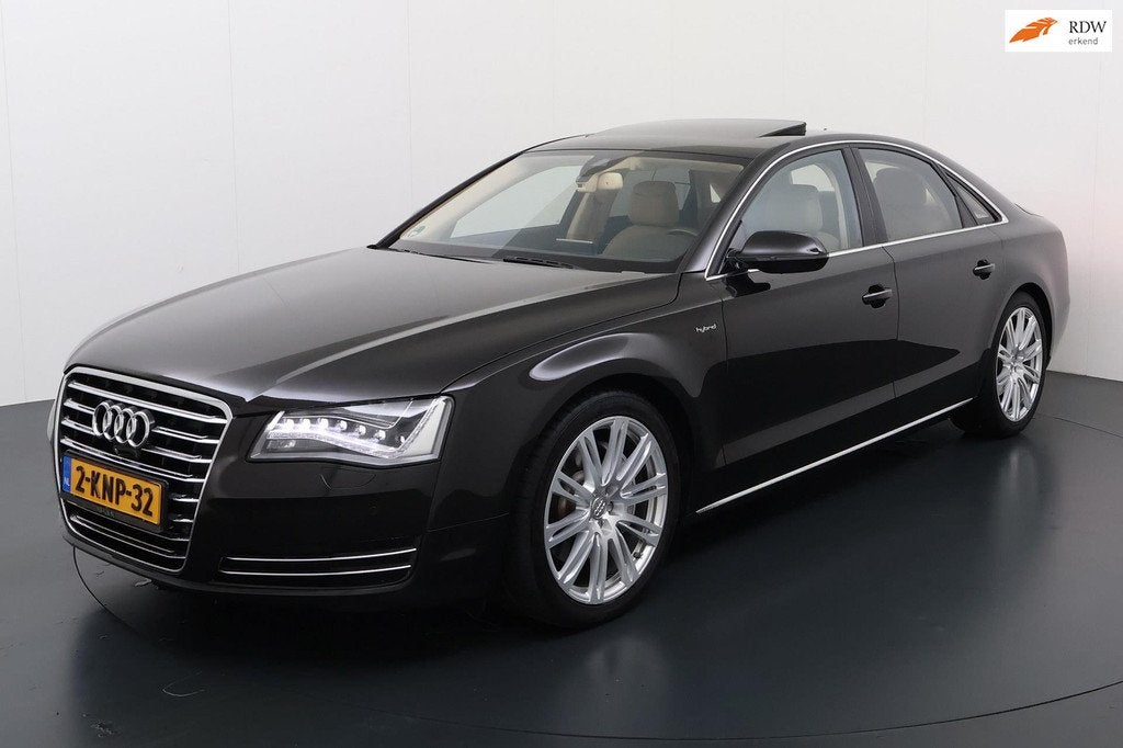 Audi A8 2.0 TFSI Hybrid Pro Line+ softclose, massagestoelen,, Auto's, Audi, Gebruikt, 155 kW, 4 cilinders, Leder