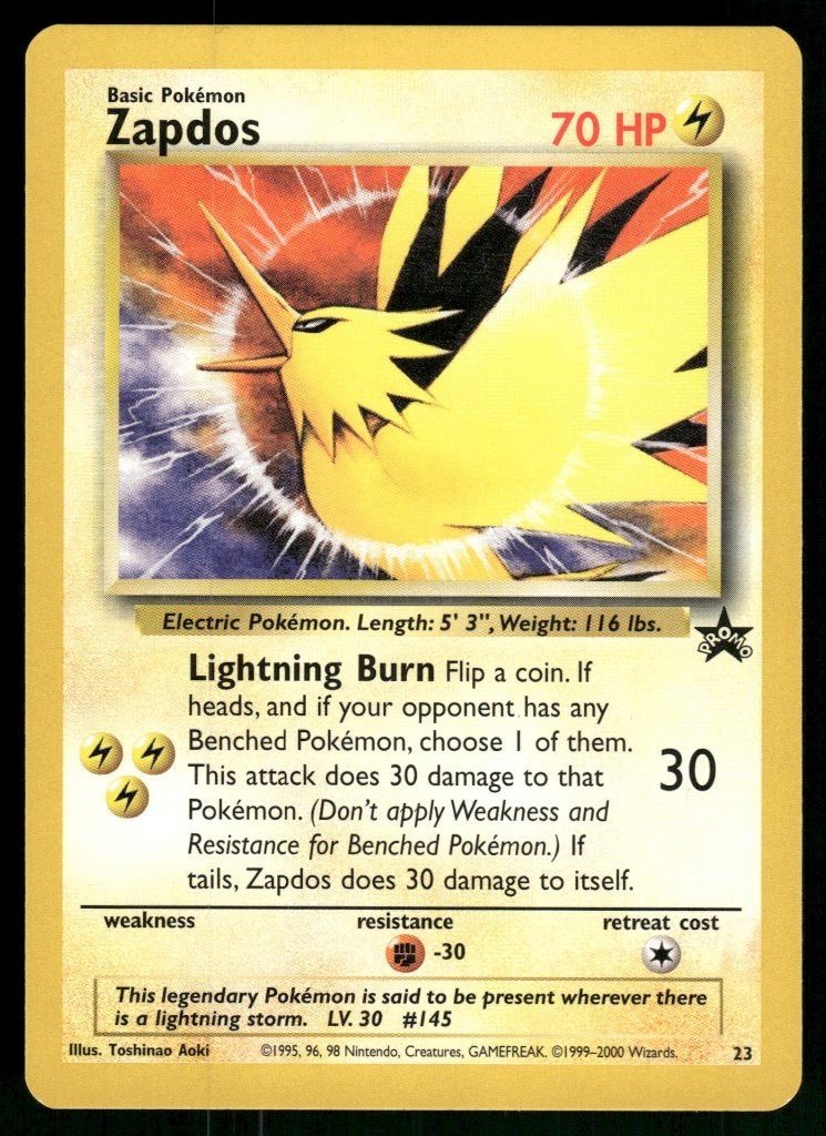 Zapdos 23/53 - Wizards Black Star Promos (NM), Verzenden, Gebruikt