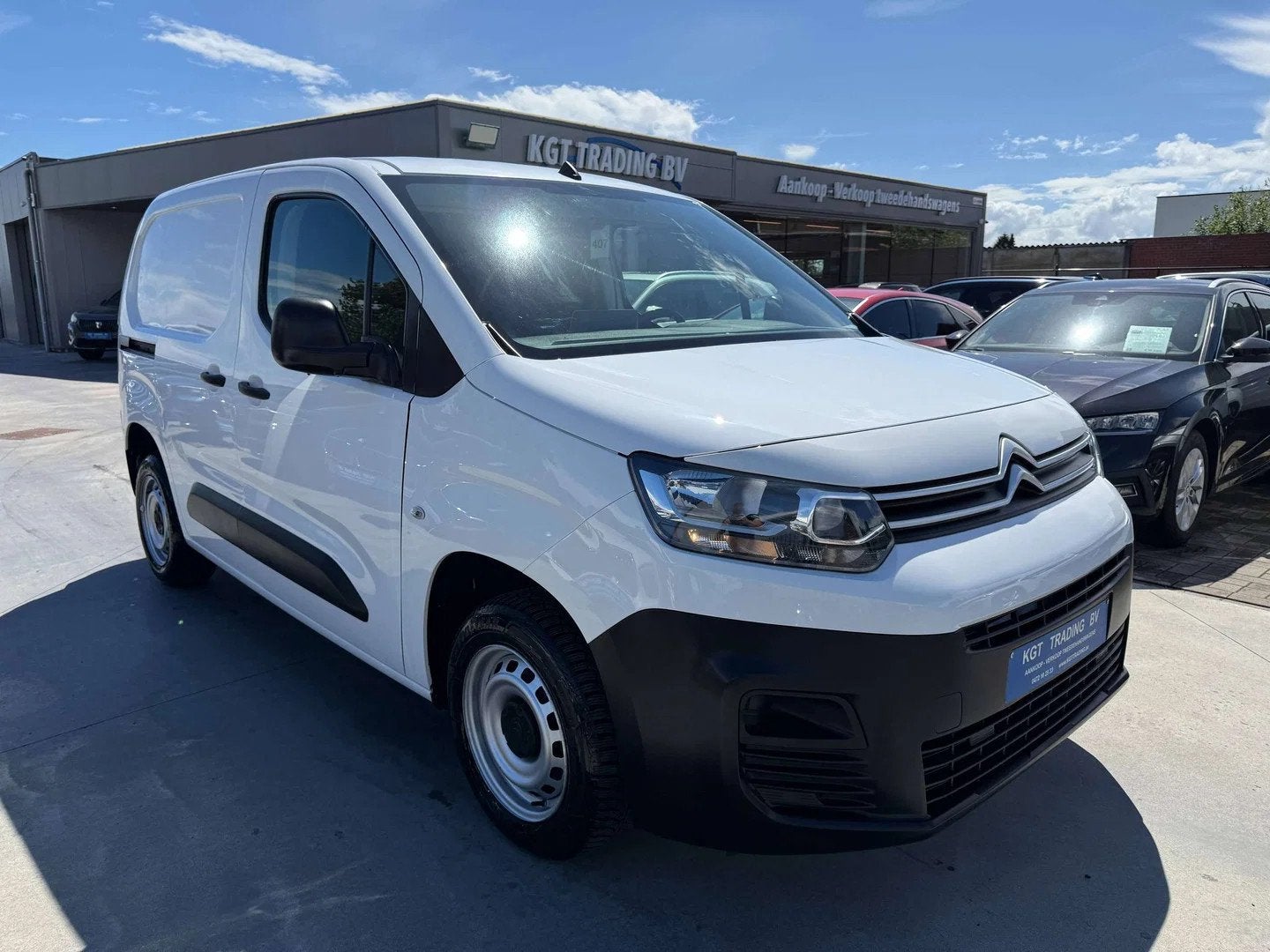 Citroën Berlingo 1.2i 3 ZIT LICHTE VRACHT CARPLAY PDC BLUET, Auto's, Gebruikt, 1199 cc, Citroën, Wit