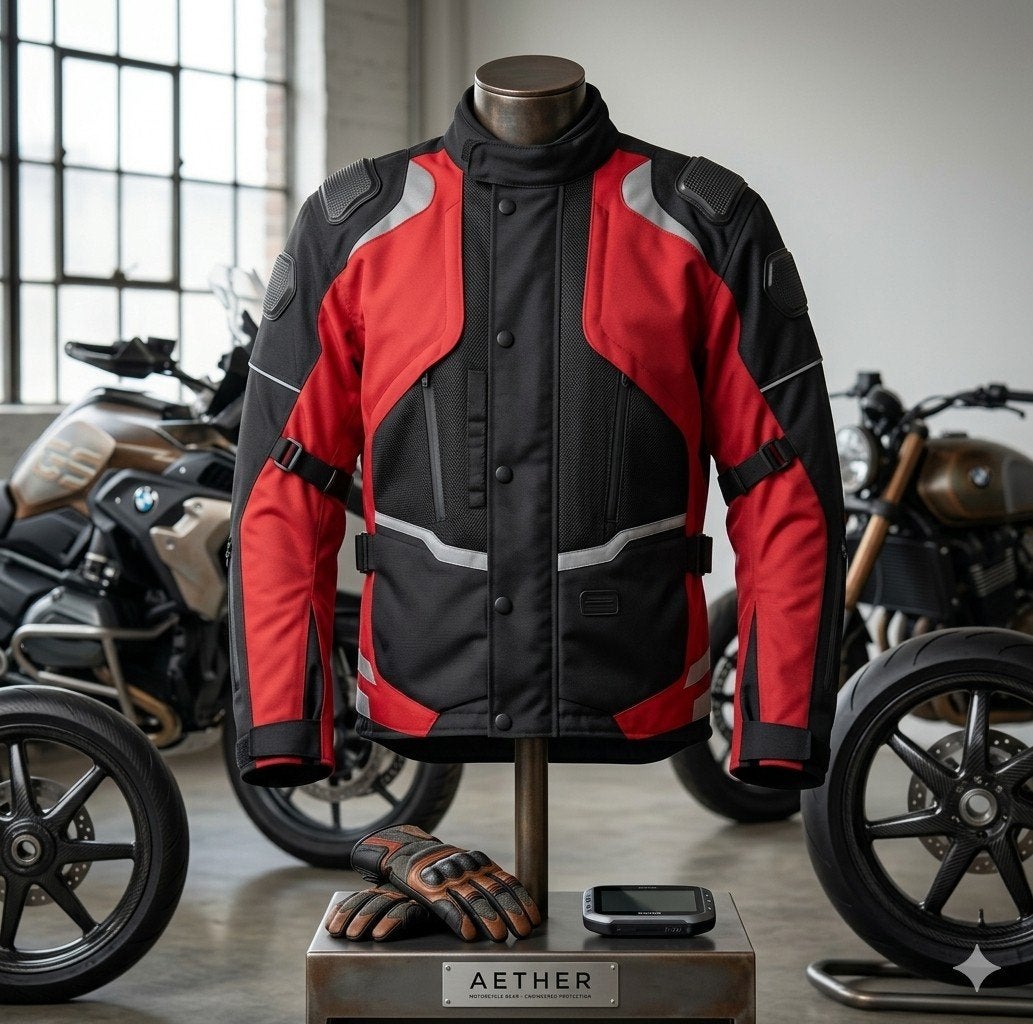 600D cordura textiel motorjas nieuwe CE protectoren, Verzenden, Nieuw met kaartje, Jas | textiel