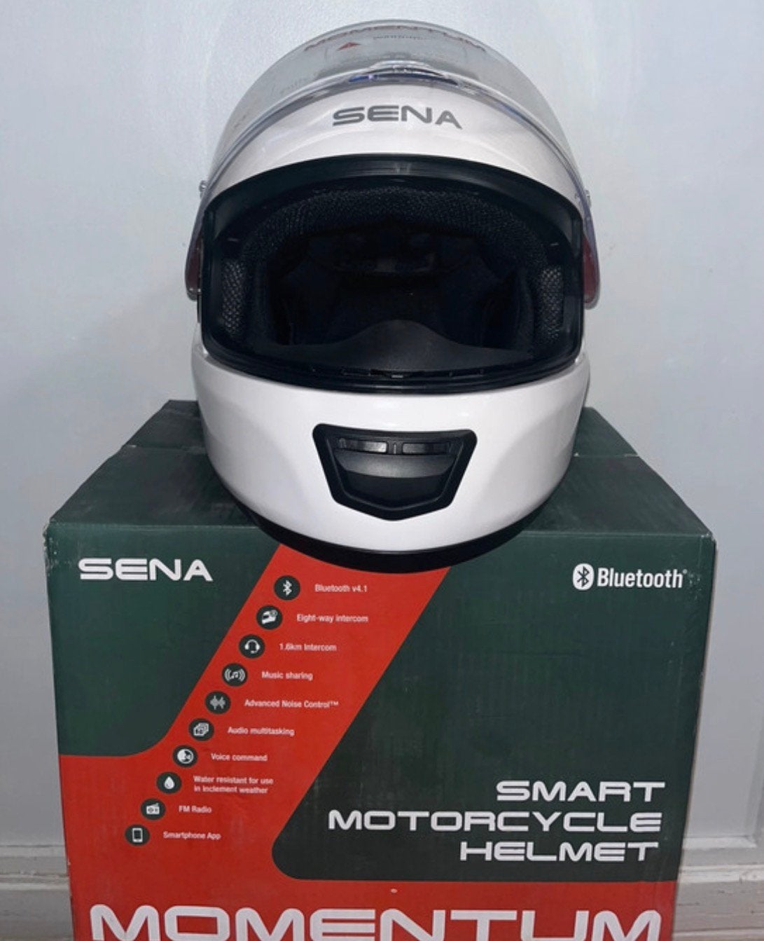 Casque SENA Momentum – Taille M – NEUF, jamais porté, Motoren, Overige merken, M, Ophalen of Verzenden, Nieuw zonder kaartje
