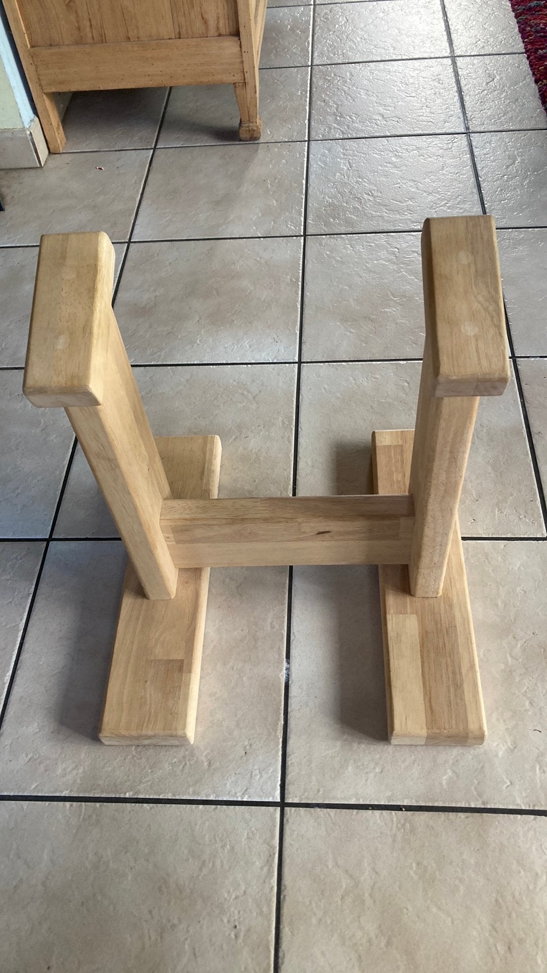 Turnsteun Acro Zeer Stevig Rubberwood, Sport en Fitness, Ophalen, Zo goed als nieuw