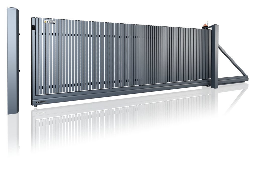 Draaipoort, Schuifpoort & Automatisatie, Ophalen, Nieuw, Aluminium, Schuifpoort