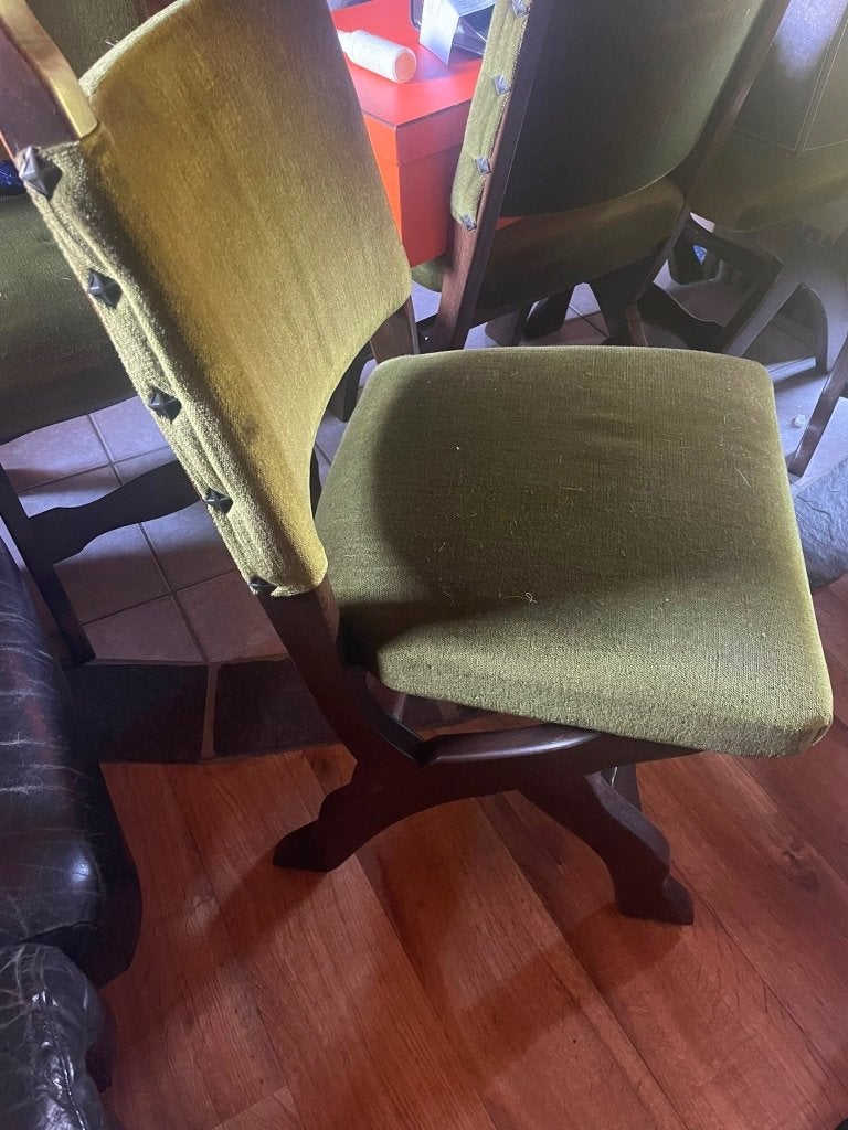 5 chaises, Autres couleurs, Campagne, Enlèvement, Tissus