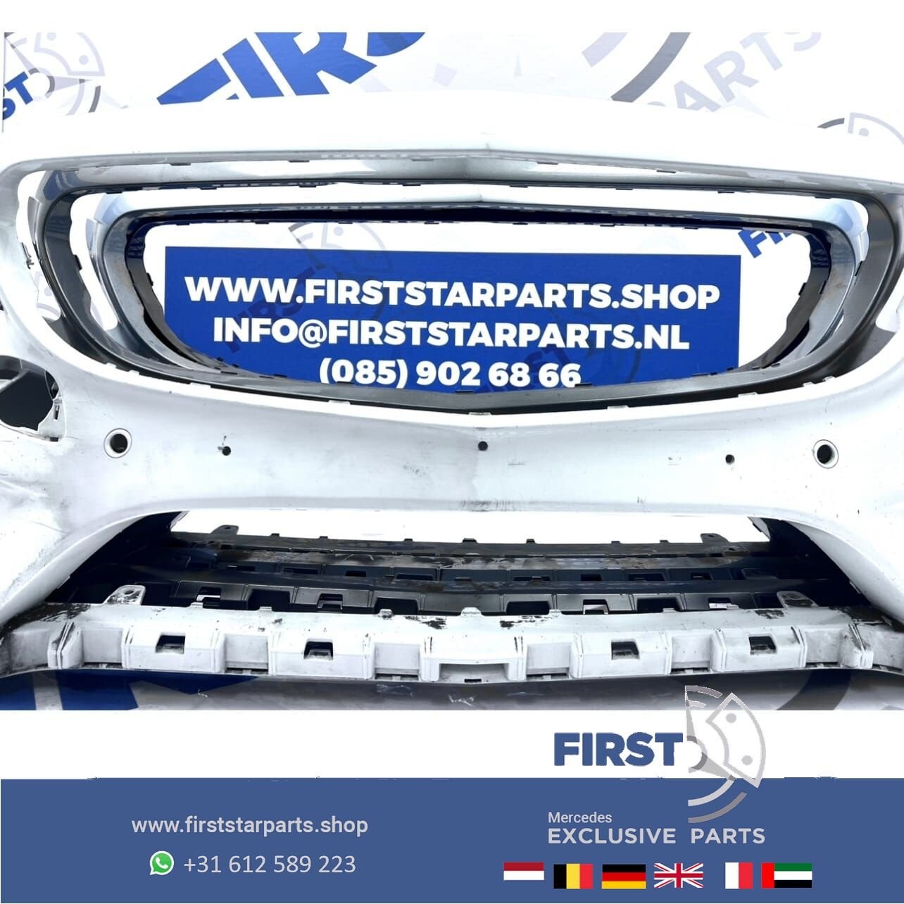 W205 C205 AMG BUMPER C KLASSE VOORBUMPER 2014-2017 A20588509, Auto-onderdelen, Gebruikt, -, Voor, Ophalen of Verzenden