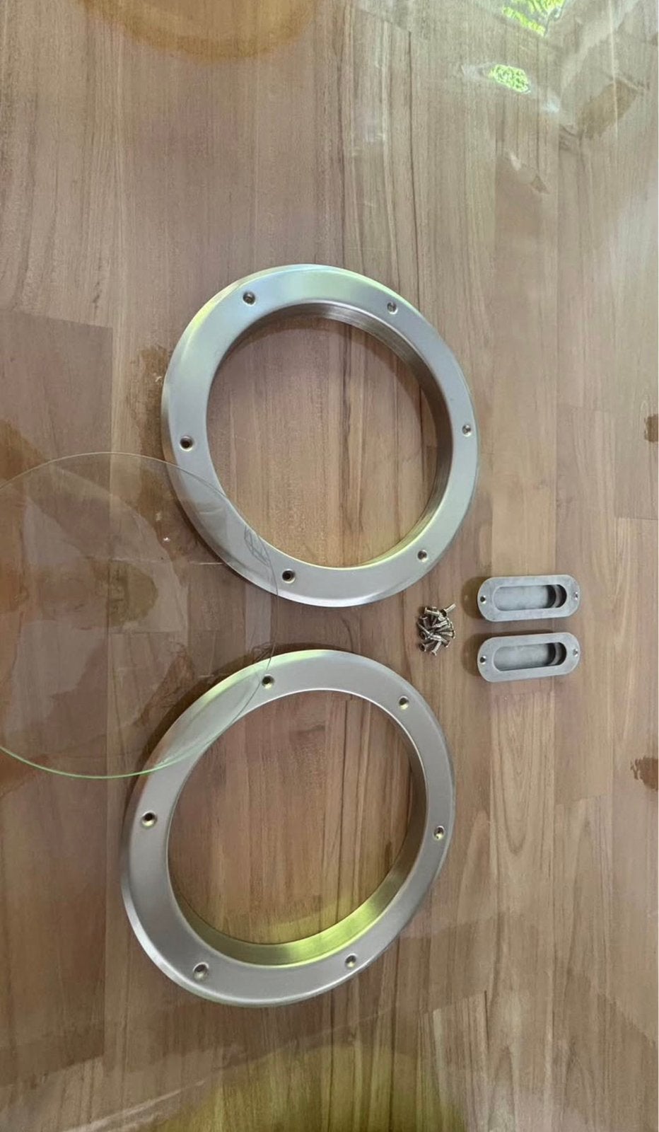 Hublot pour portes et poignées, Comme neuf, Enlèvement, Vitre comprise, Autres types