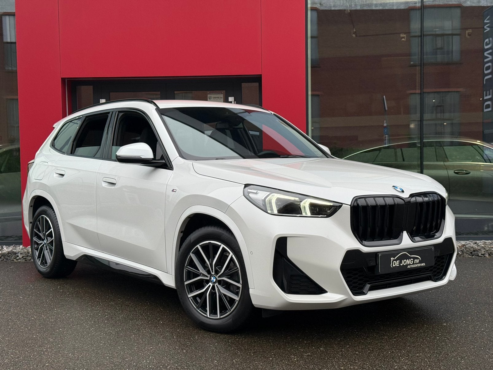 Bmw X1 sDrive18i M-Sportpakket/Sfeer/Carplay/Camera/Led, Zwart, Wit, Bedrijf, 3 cilinders