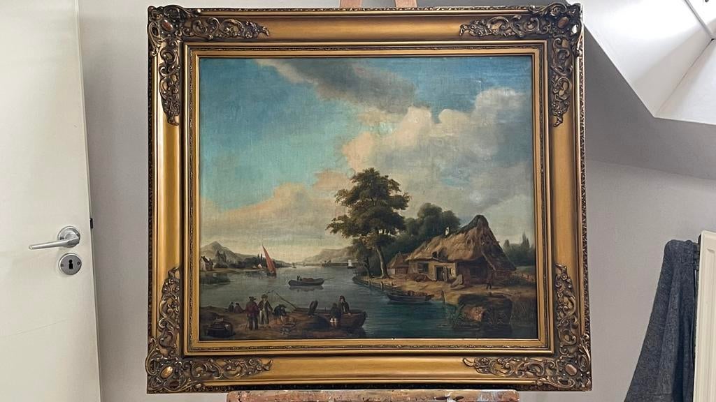 Hoeve met waterzicht, Antiek en Kunst, Ophalen