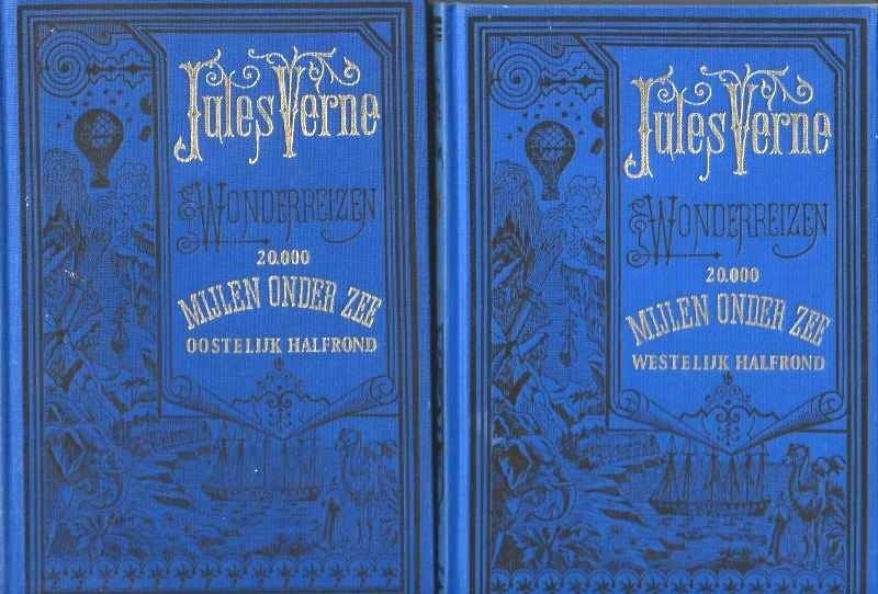 2 Boeken 20.000 Mijlen onder zee - Jules Verne, Boeken, Ophalen of Verzenden, Nieuw, Jules Verne