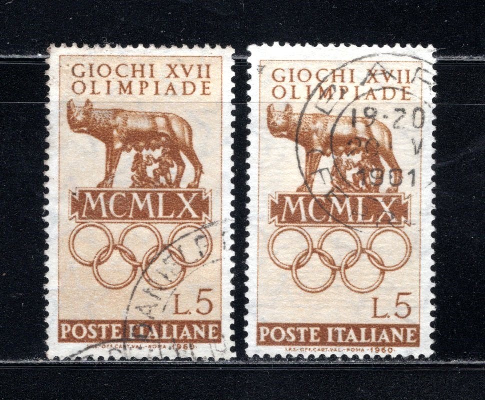 ITALIE Lot 1960 estampillé, Envoi, Affranchi
