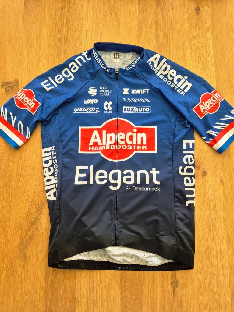 Paris Roubaix shirt Mathieu Van der Poel 2023, Fietsen en Brommers, S, Heren, Kalas, Nieuw