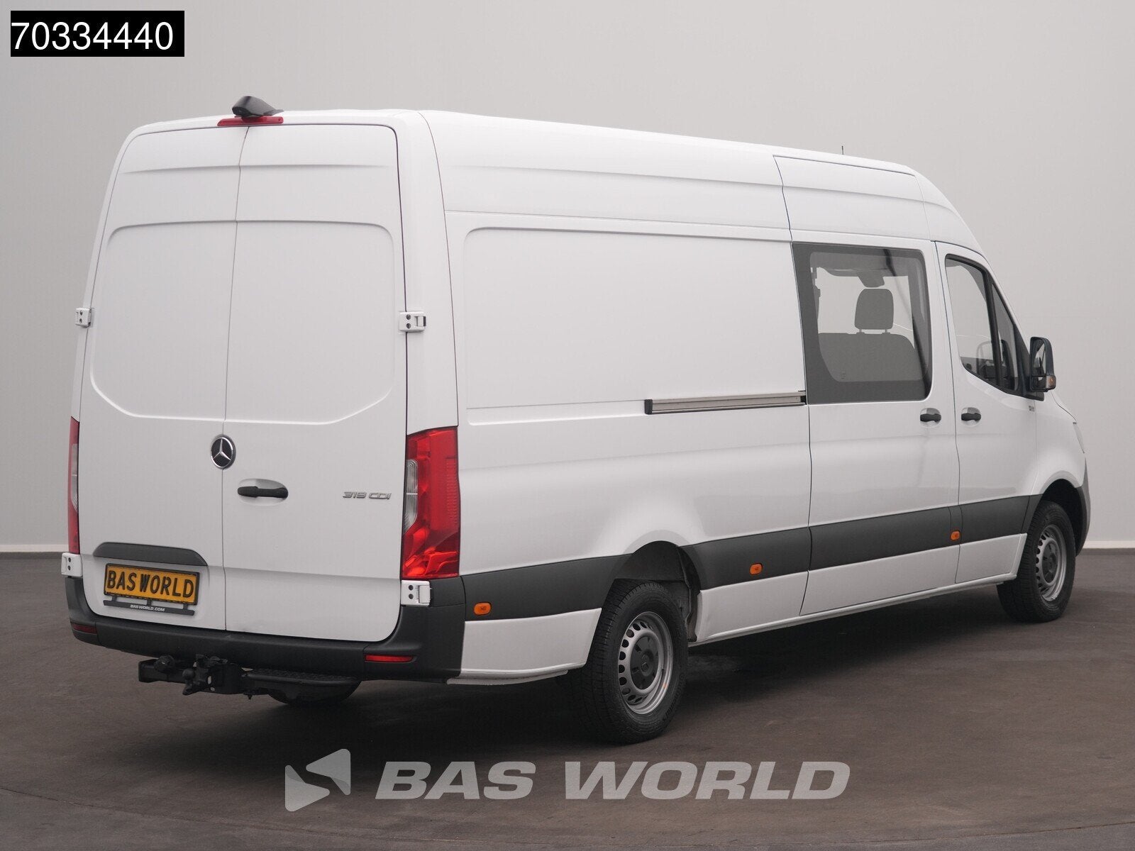 Mercedes Sprinter 319 CDI Automaat Dubbele Cabine L3H2 3,5t, Auto's, Automaat, Stof, Gebruikt, Euro 6