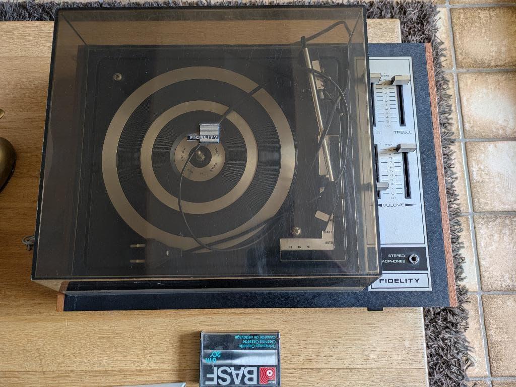 Platine Fidelity, Enlèvement, Utilisé, Tourne-disque