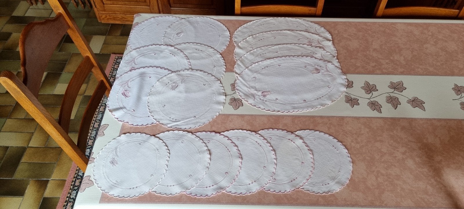 Lingettes, Maison & Meubles, Enlèvement, Ovale