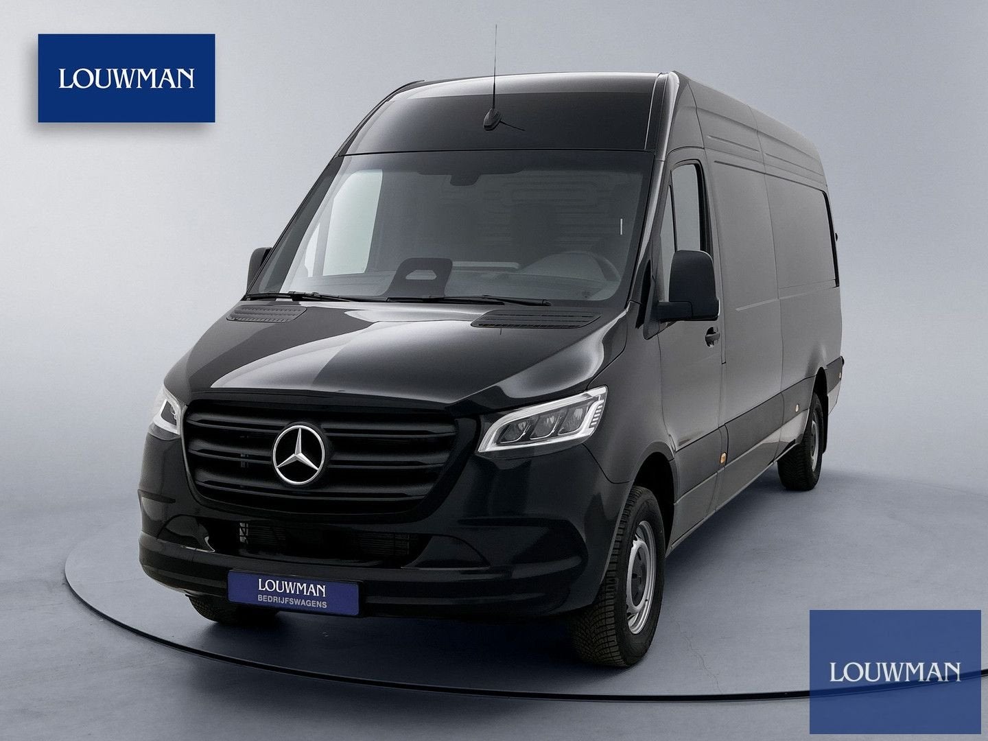 Mercedes-Benz Sprinter 317 1.9 CDI PRO L3H2 3500 KG Trekgewi, Automaat, Zwart, Bedrijf, Diesel