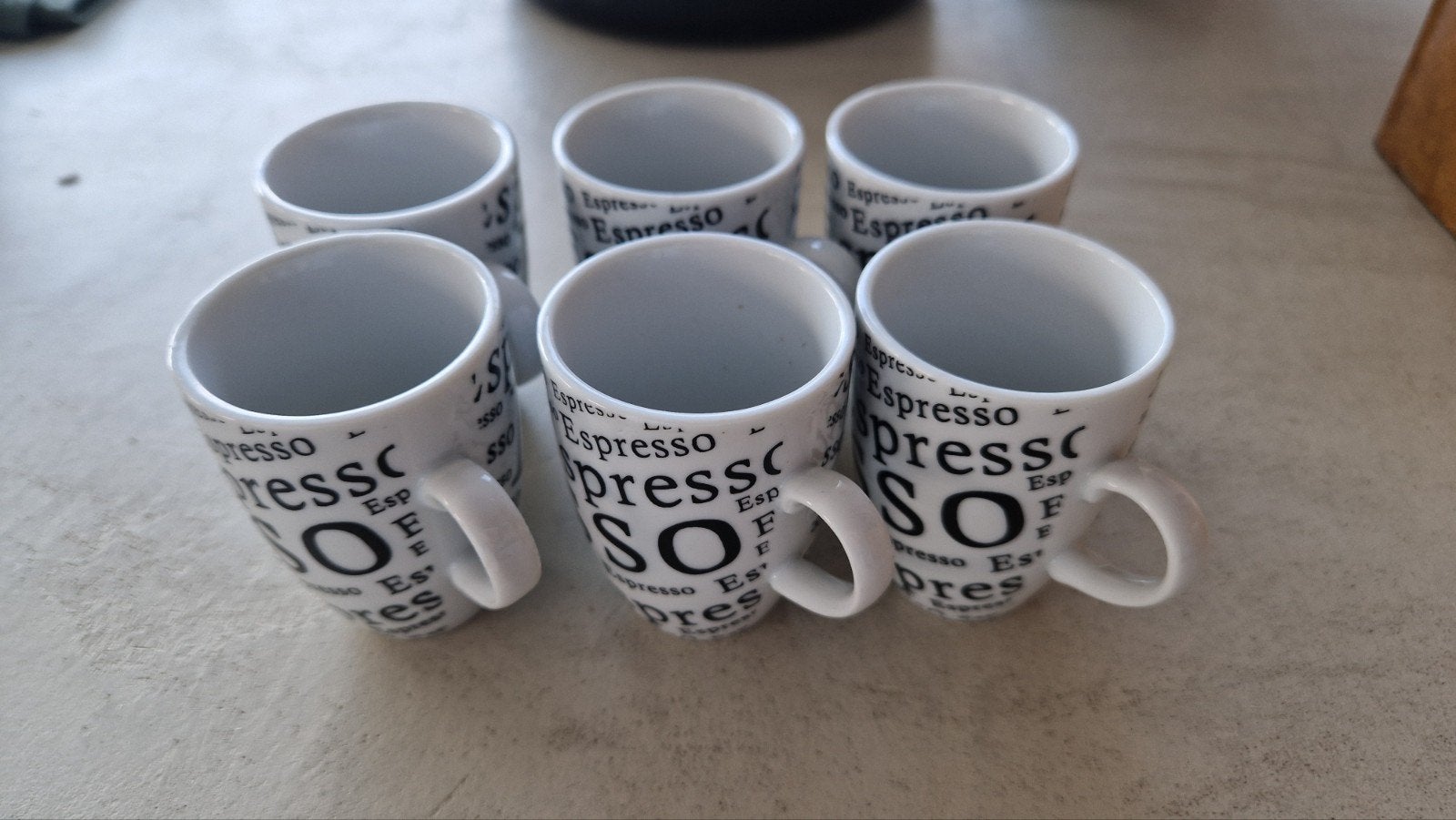 6 Espresso tasjes, Elektronische apparatuur, Ophalen of Verzenden