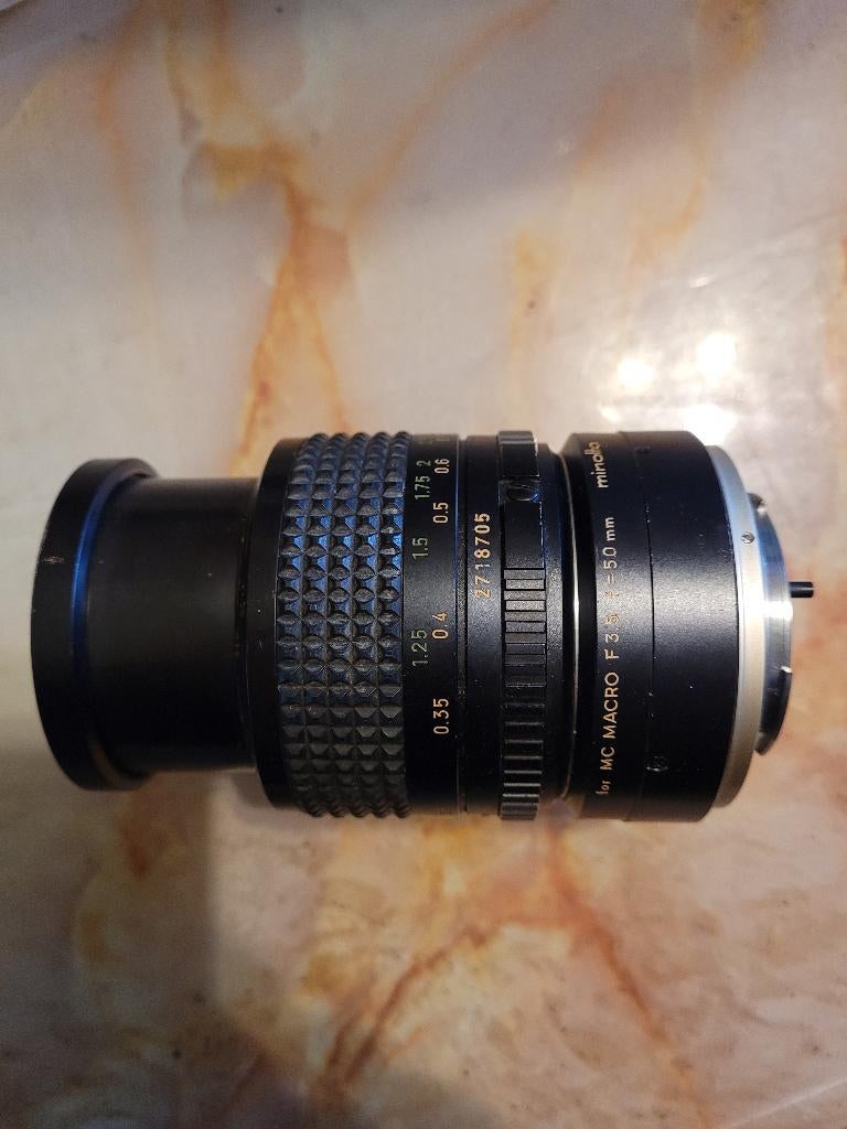 Minolta Macro Rokkor 3,5 50mm, Ophalen, Gebruikt, Macrolens