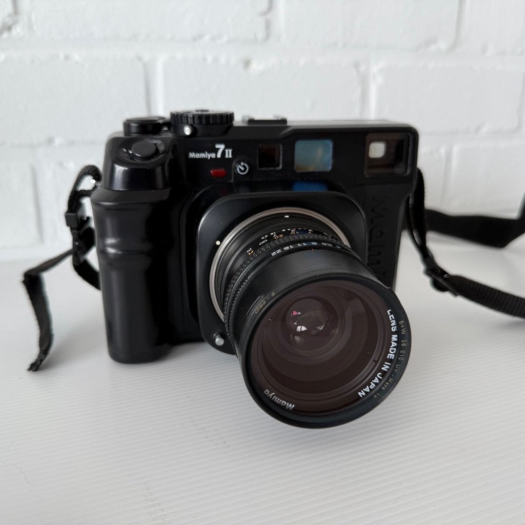 Mamiya 7 II + 50mm + 65mm + 80mm, Enlèvement, Utilisé, Reflex miroir, Autres Marques